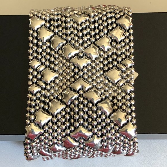 Sergio Gutierrez Liquid Metal B10 Silver Mesh Bracelet - Picture 4 of 12